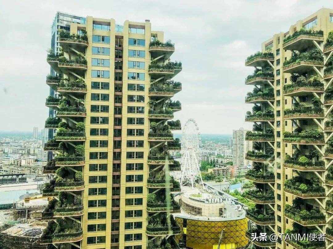 成都網(wǎng)紅小區(qū)“空中森林”，房屋被植物覆蓋，夏天不招蚊子嗎？