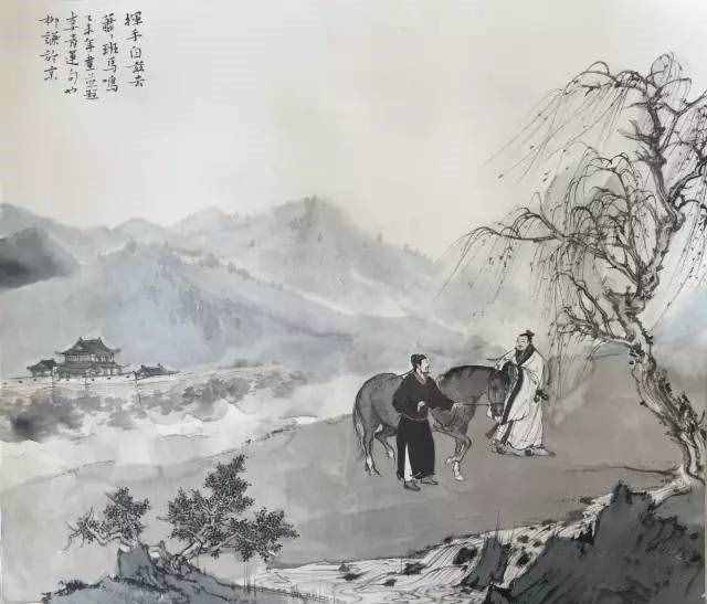 “浮云游子意，落日故人情”：李白的五律《送友人》賞析