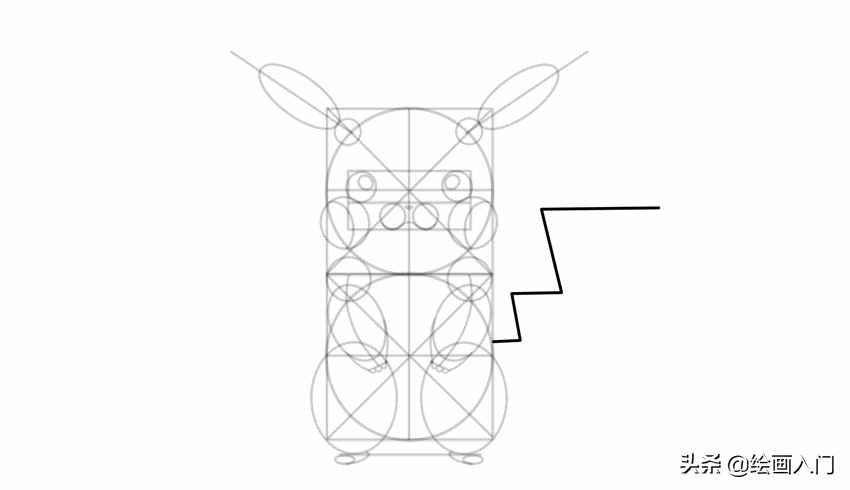 準(zhǔn)備好鉛筆和橡皮，1支記號(hào)筆，我們來(lái)畫皮卡丘