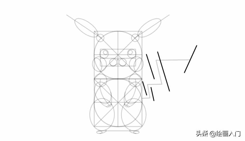 準(zhǔn)備好鉛筆和橡皮，1支記號(hào)筆，我們來(lái)畫皮卡丘