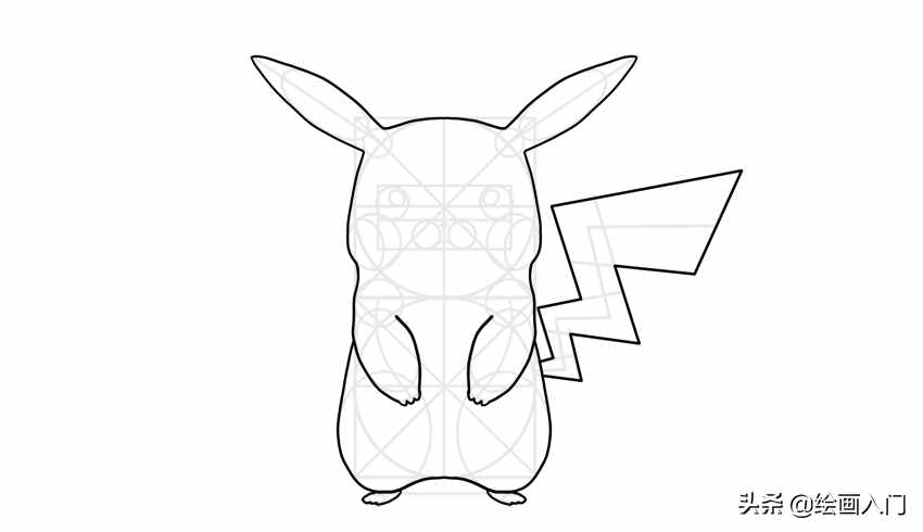 準(zhǔn)備好鉛筆和橡皮，1支記號(hào)筆，我們來(lái)畫皮卡丘