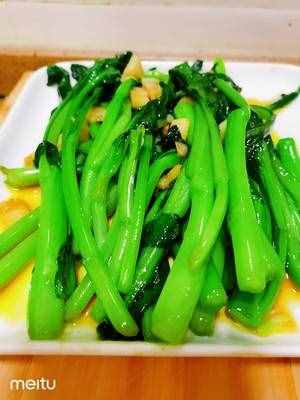 素炒菜心的做法 步驟6