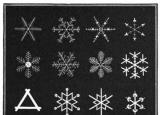 今日更新雪怎么畫（Snowflakes中各種雪花的畫法）