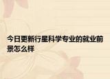 今日更新行星科學專業(yè)的就業(yè)前景怎么樣
