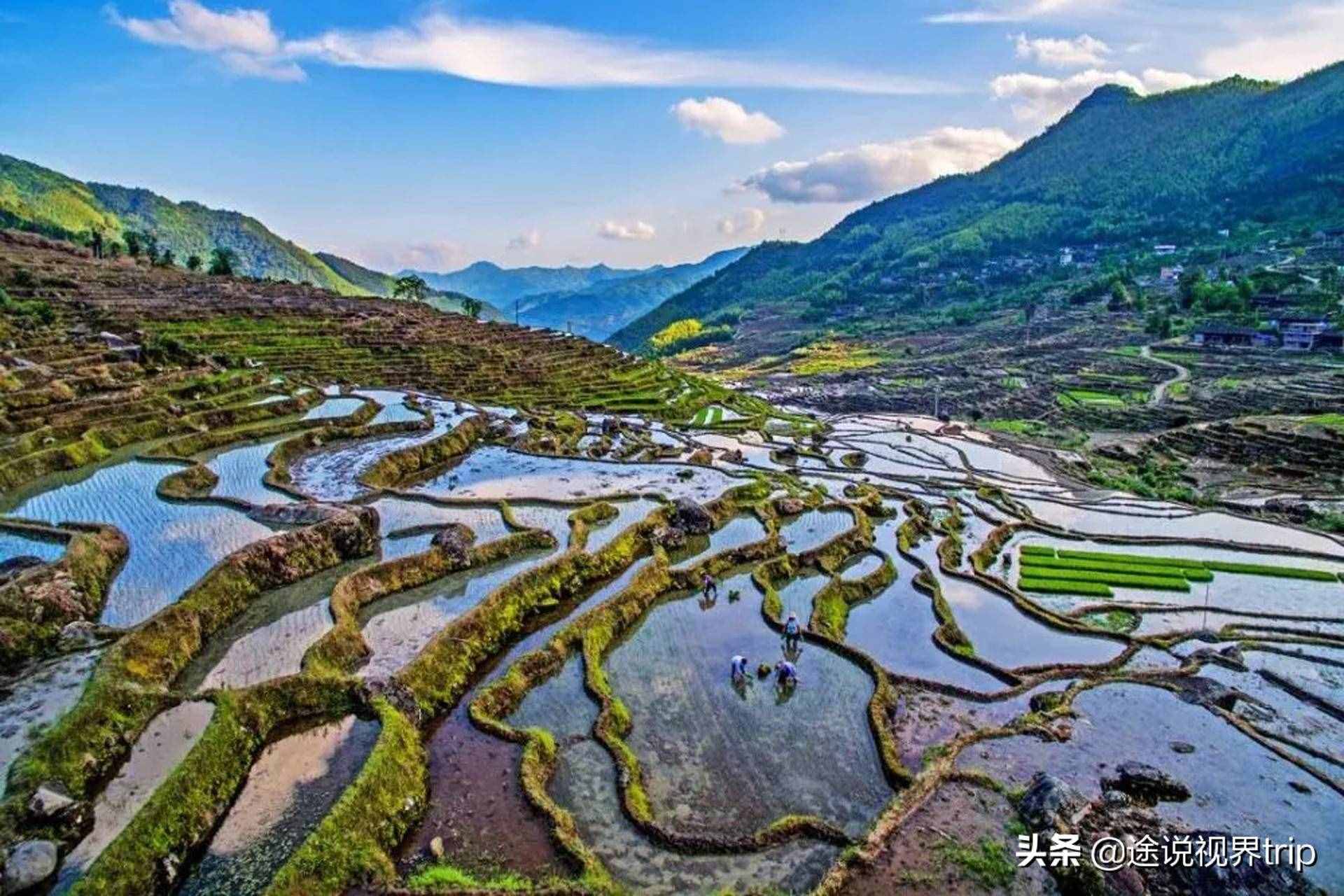 中國10大最美的梯田景觀，千年雕塑出來的仙境，如詩如畫美不勝收
