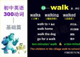 今日更新walk什么意思（初中英語動詞30講）