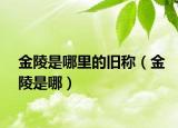 金陵是哪里的舊稱（金陵是哪）