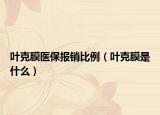 葉克膜醫(yī)保報(bào)銷比例（葉克膜是什么）