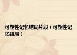 可塑性記憶結(jié)局片段（可塑性記憶結(jié)局）