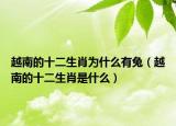 越南的十二生肖為什么有兔（越南的十二生肖是什么）