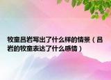 牧童呂巖寫出了什么樣的情景（呂巖的牧童表達了什么感情）