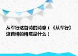 從軍行這首詩的詩意（《從軍行》這首詩的詩意是什么）