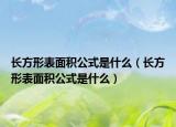 長方形表面積公式是什么（長方形表面積公式是什么）