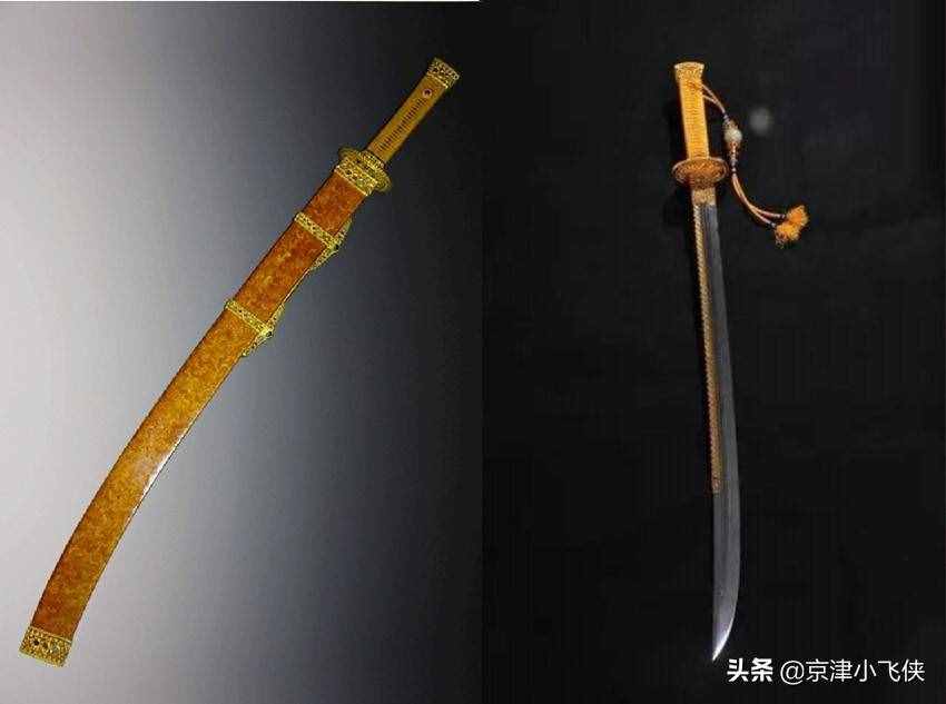 乾隆三把曠世寶刀：一把巧奪天工，一把飾金綴珠寶，真正天字一號