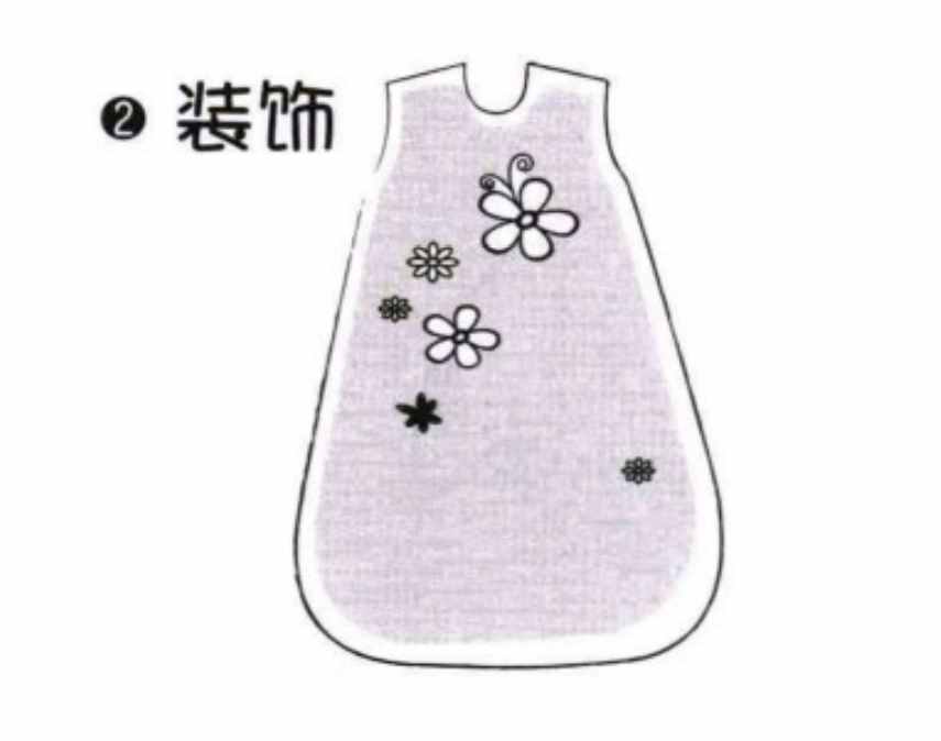 0-3個月的寶寶最需要保護(hù)，制作一個防風(fēng)的睡袋，讓寶寶健康成長