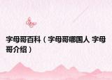 字母哥百科（字母哥哪國人 字母哥介紹）