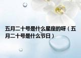 五月二十號(hào)是什么星座的呀（五月二十號(hào)是什么節(jié)日）