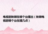 電視劇秋蟬在哪個(gè)臺(tái)播出（秋蟬電視劇哪個(gè)臺(tái)在播幾點(diǎn)）