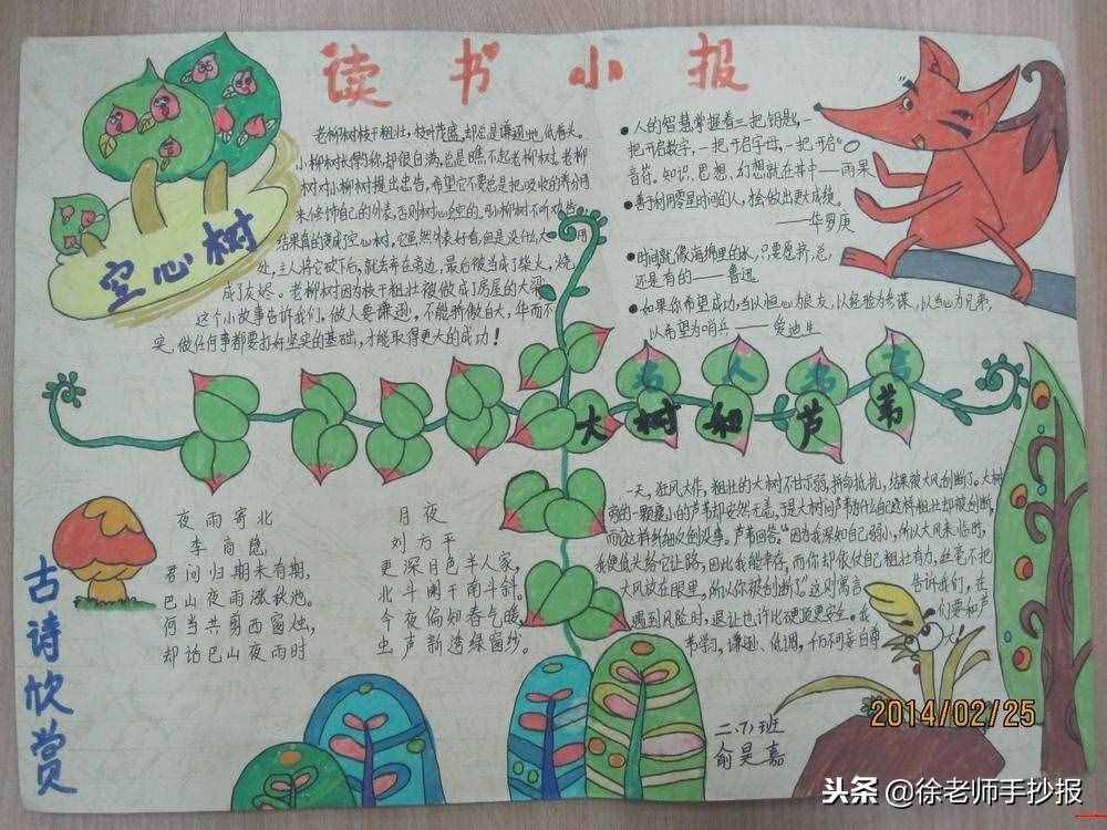 分享一組漂亮的獲獎(jiǎng)讀書(shū)手抄報(bào)