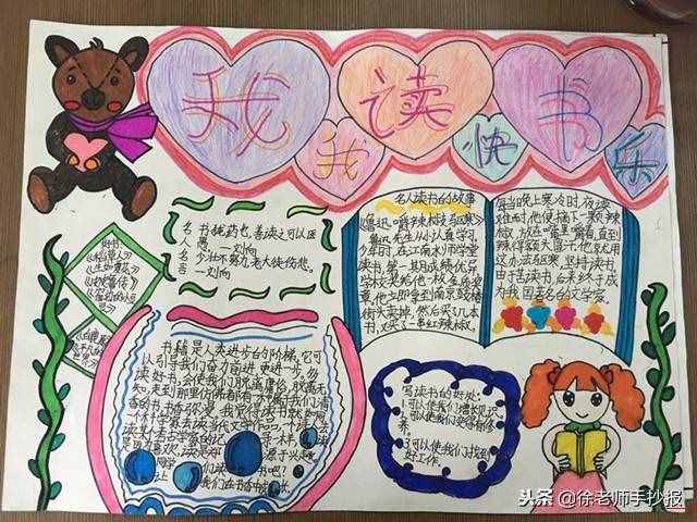 分享一組漂亮的獲獎(jiǎng)讀書(shū)手抄報(bào)