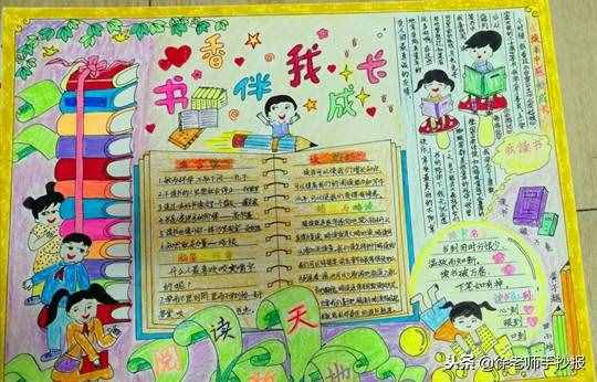 分享一組漂亮的獲獎(jiǎng)讀書(shū)手抄報(bào)