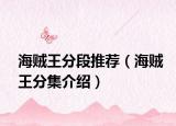 海賊王分段推薦（海賊王分集介紹）