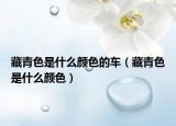 藏青色是什么顏色的車（藏青色是什么顏色）