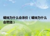 蠟燭為什么會漲價(jià)（蠟燭為什么會燃燒）