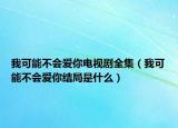 我可能不會(huì)愛(ài)你電視劇全集（我可能不會(huì)愛(ài)你結(jié)局是什么）