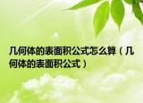 幾何體的表面積公式怎么算（幾何體的表面積公式）