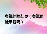 臭氧能除鞋臭（臭氧能除甲醛嗎）