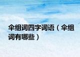 傘組詞四字詞語(yǔ)（傘組詞有哪些）