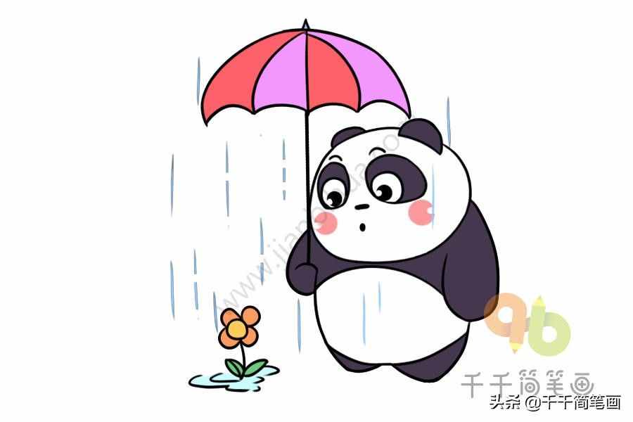 趣味簡(jiǎn)筆畫(huà)：國(guó)寶大熊貓簡(jiǎn)筆畫(huà)，一分鐘就學(xué)會(huì)