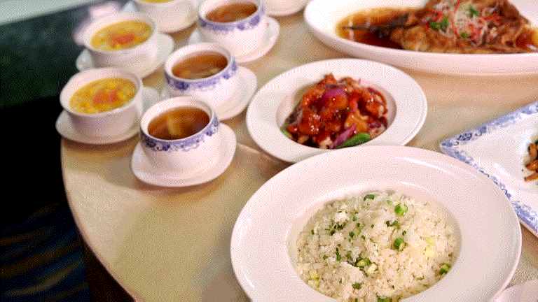 黃浦江邊的五星級酒店精品套餐，人均￥100出頭品嘗9菜1湯