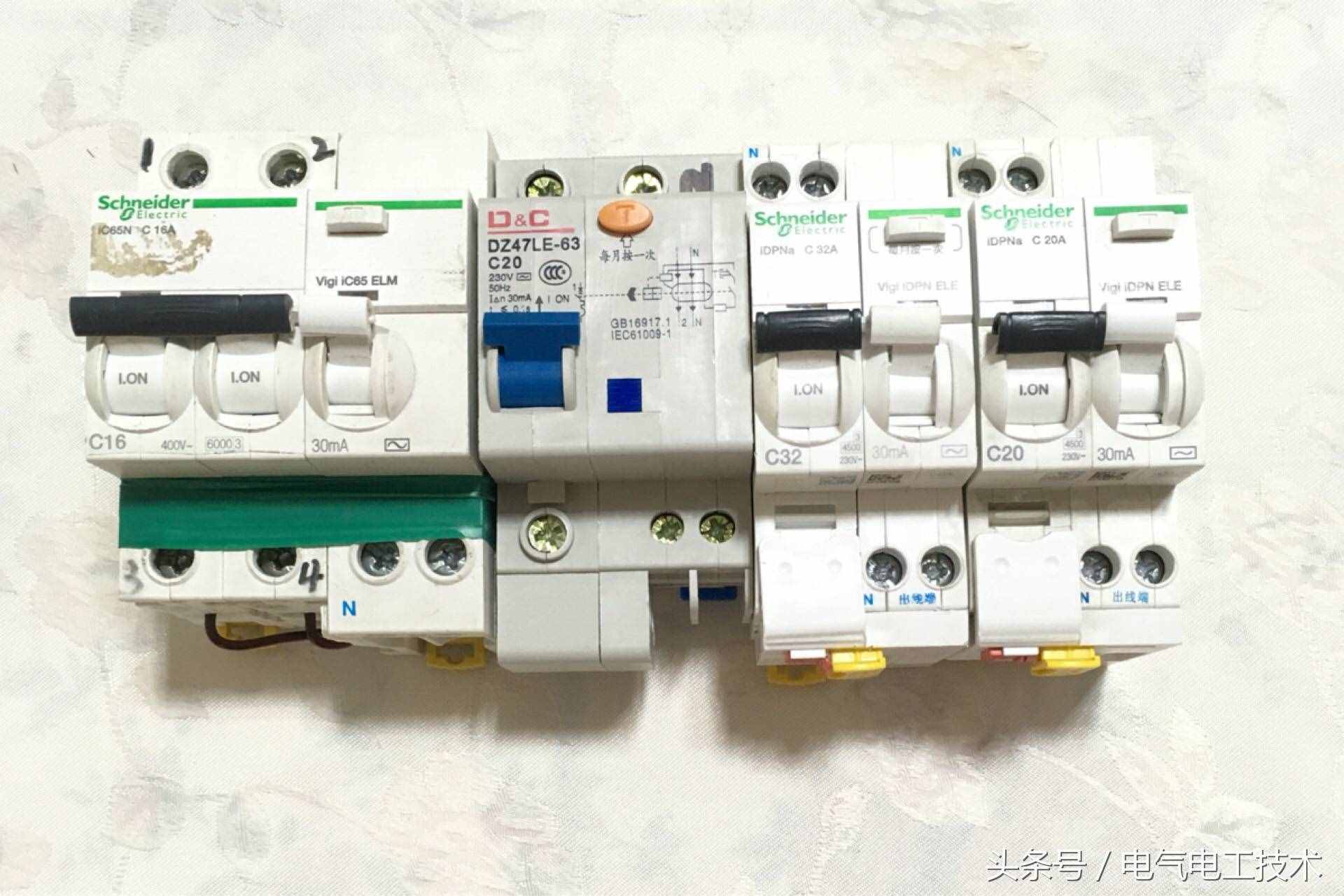 漏保該怎么接線？左零右火？左火右零？一文告訴你，學(xué)電工不迷惑