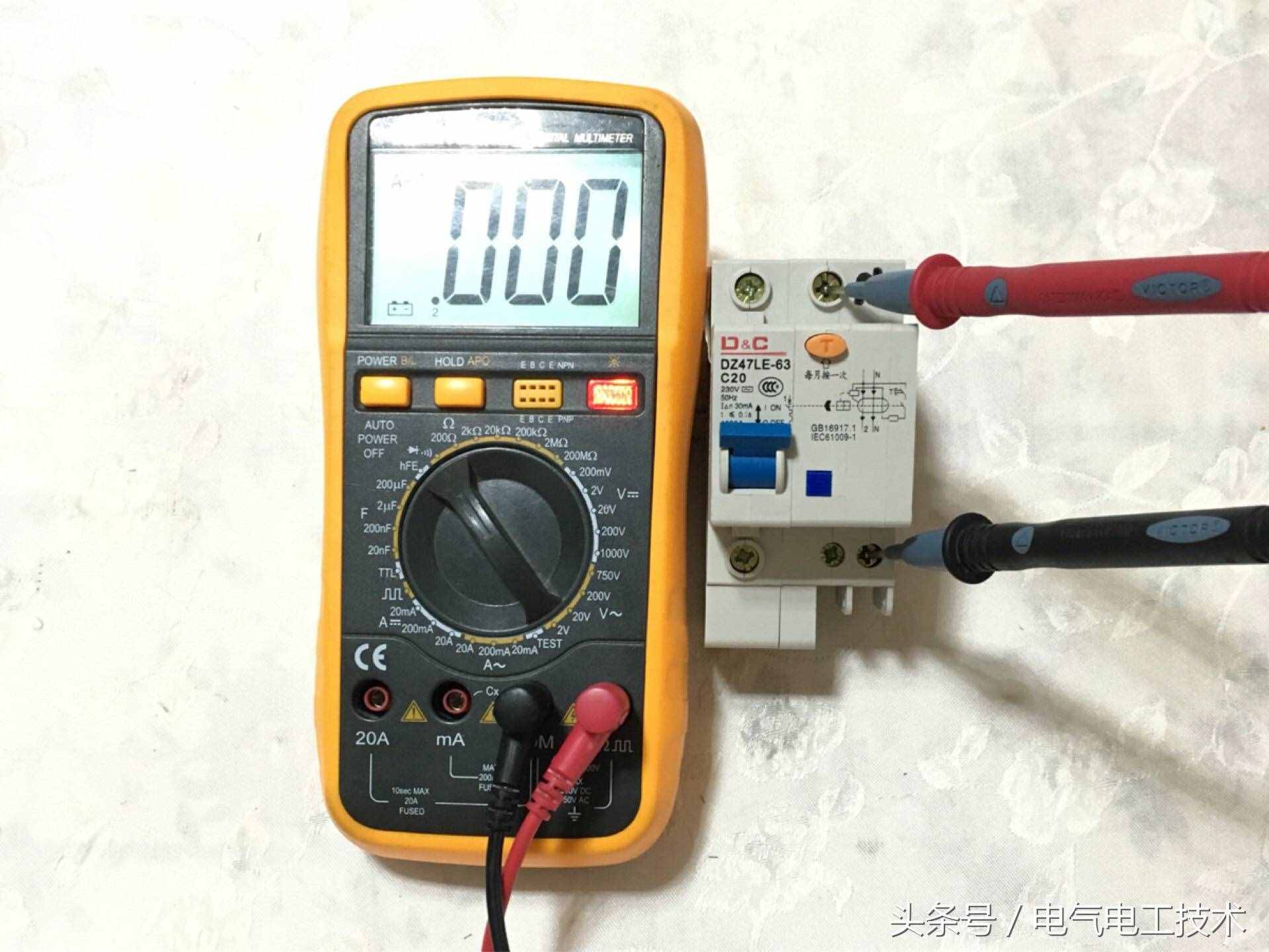 漏保該怎么接線？左零右火？左火右零？一文告訴你，學(xué)電工不迷惑