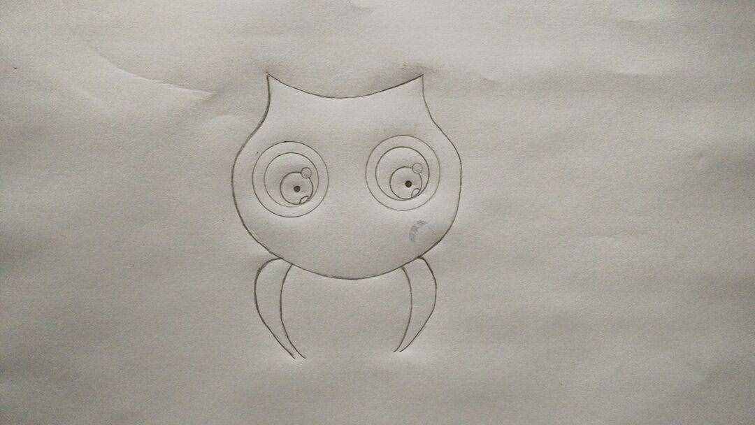 兒童素描簡(jiǎn)筆畫(huà)教程 這只貓頭鷹萌你一臉，從此愛(ài)上素描