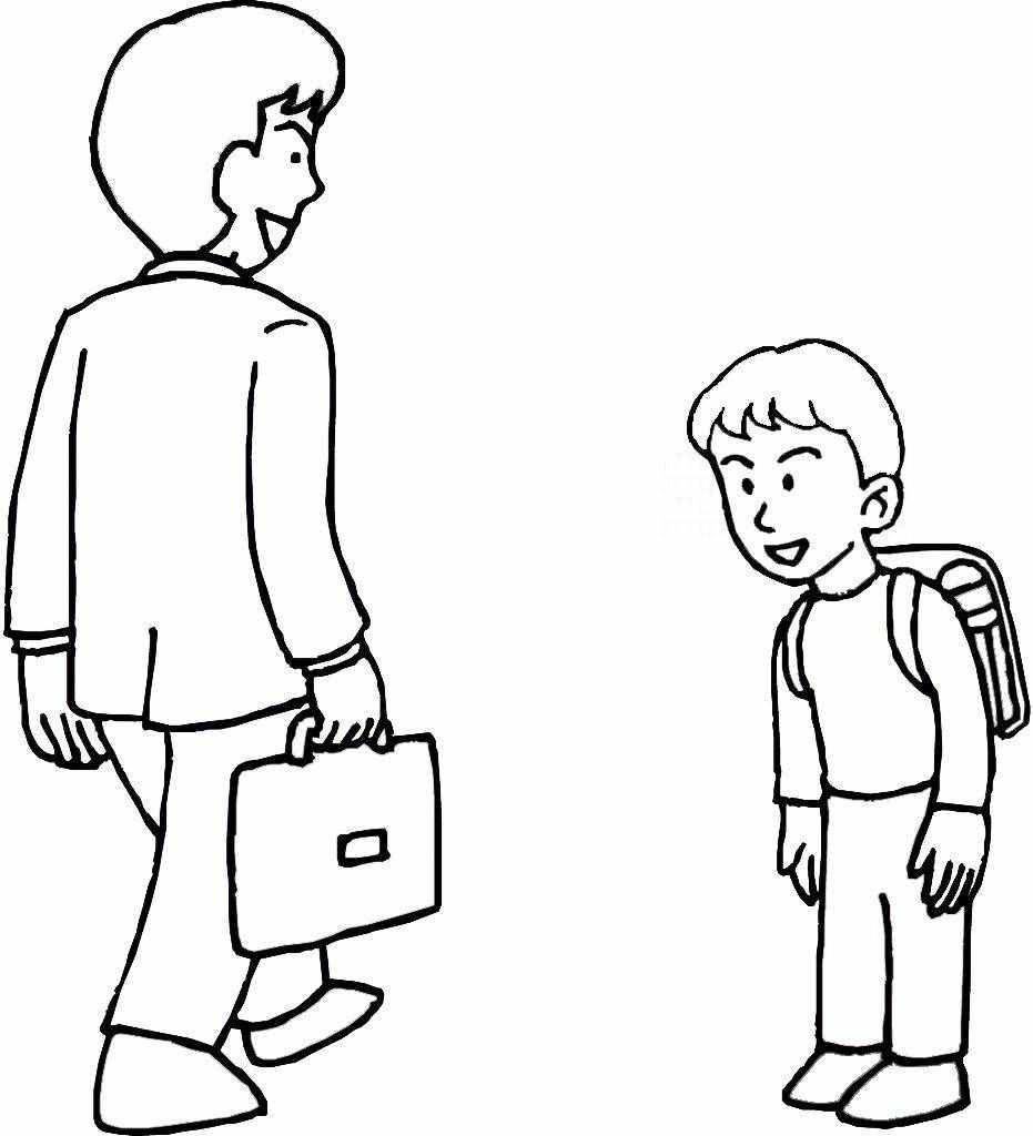 老師人物簡筆畫大全