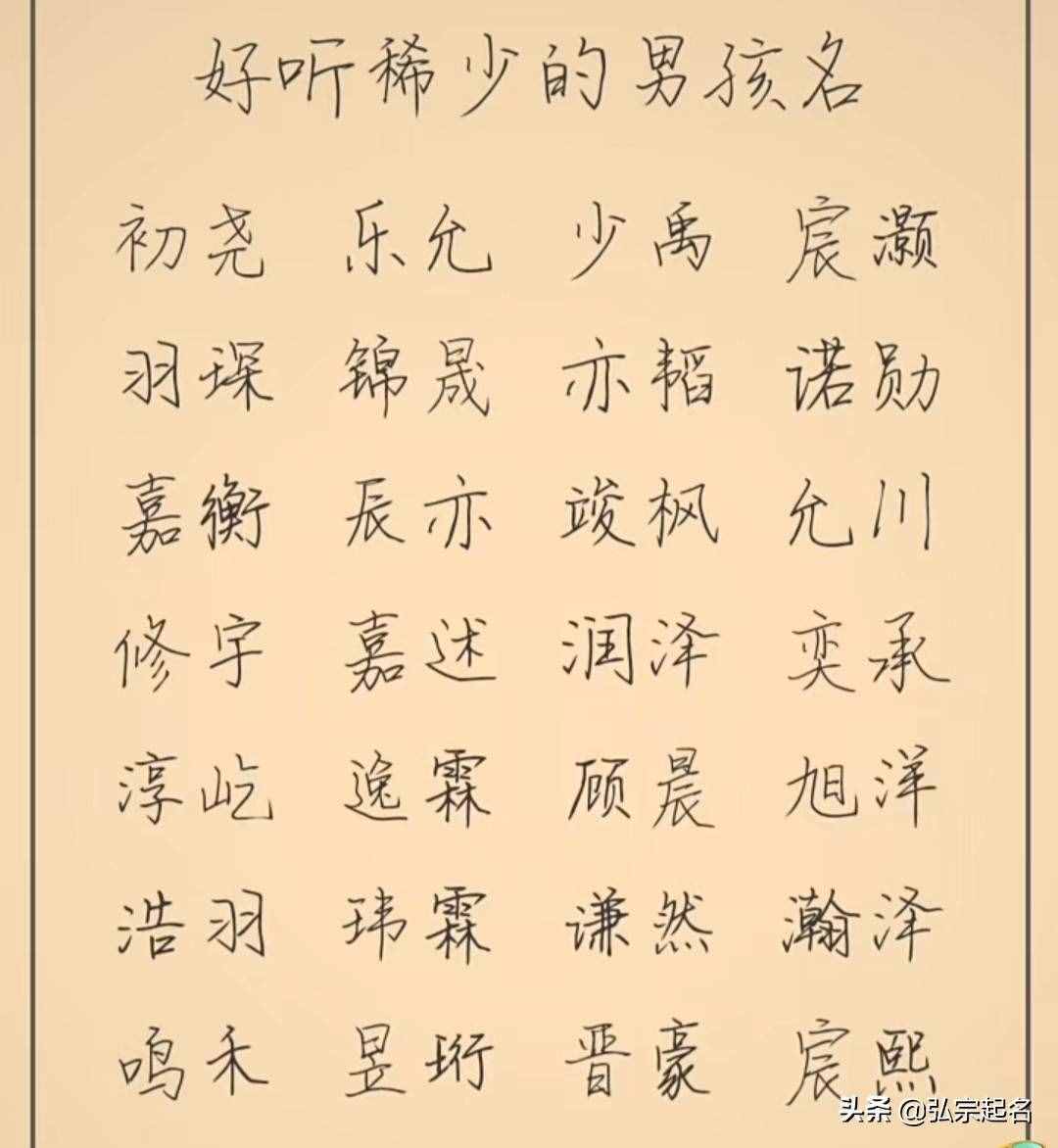 寶寶起名：生個寶貝兒子，取這些名字，希望將來光宗耀祖