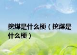 挖煤是什么梗（挖煤是什么梗）