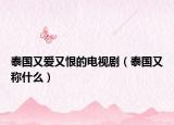 泰國(guó)又愛(ài)又恨的電視?。ㄌ﹪?guó)又稱什么）