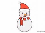 今日更新雪人簡筆畫（雪人總動員）