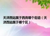 天津西站屬于西青哪個街道（天津西站屬于哪個區(qū)）