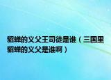 貂蟬的義父王司徒是誰（三國里貂蟬的義父是誰啊）