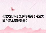 q寵大亂斗怎么獲得傭兵（q寵大亂斗怎么獲得武器）