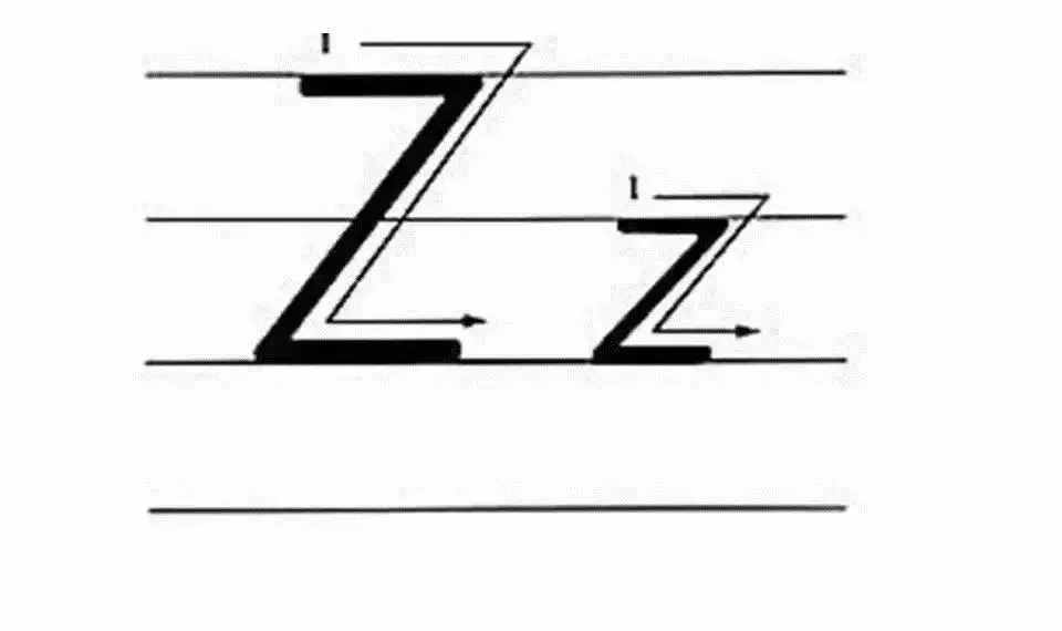 超詳細的26個英文字母書寫規(guī)范，趁暑假讓孩子把基本功練起來