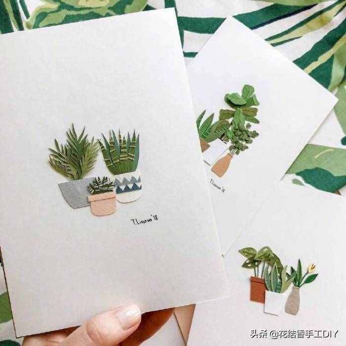 手工DIY：新年賀卡不用買，自己就能做，幾張卡紙就搞定