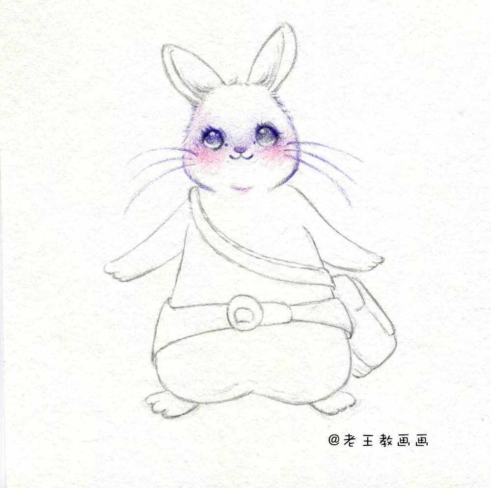 中秋節(jié)到了，教你畫一只小玉兔！