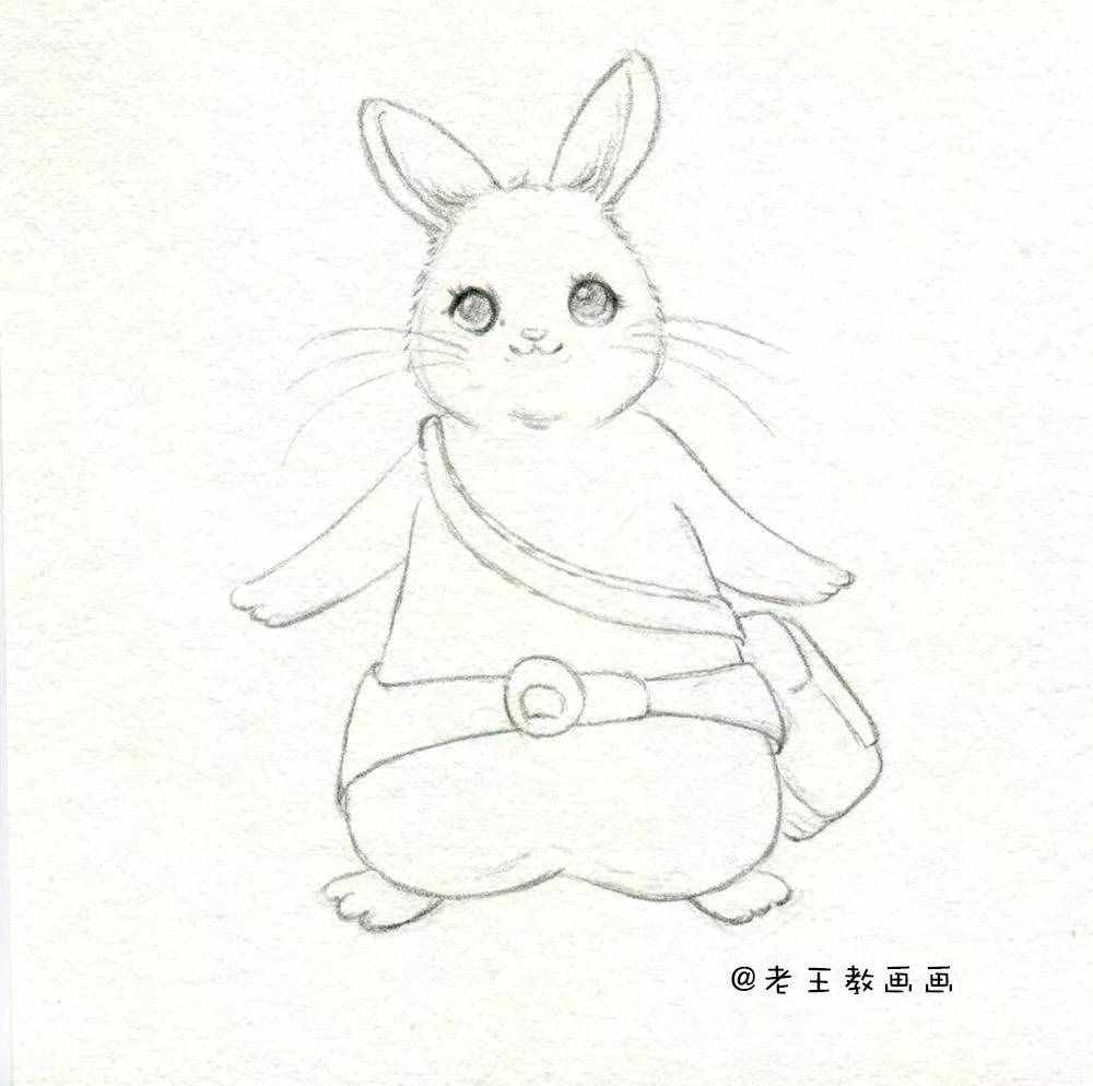 中秋節(jié)到了，教你畫一只小玉兔！