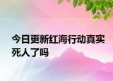 今日更新紅海行動真實(shí)死人了嗎